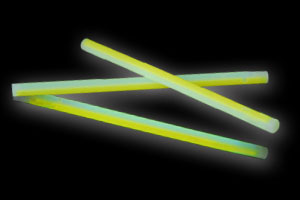 Knicklichter Lightstick tricolor gruen gelb blau