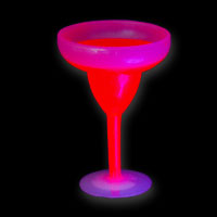 Knicklichter Sektglas rot