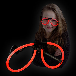 0612-129 Knick Leuchtbrille rot
